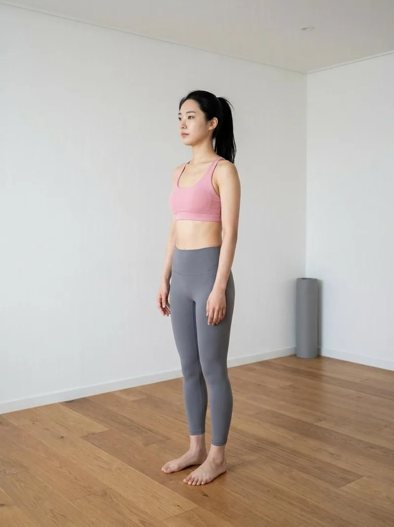 Von Fit Play erkanntes Gelenkskelett in der Phase „Stand“: Langsamer Burpee